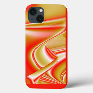 Love and Gold Abstract 3D Rainbowart iPhone 13 Case