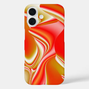 Love and Gold Abstract 3D Rainbowart iPhone 16 Case