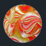 Love and Gold Abstract 3D Rainbowart Dartboard<br><div class="desc">Love and Gold ,  Abstract 3D Rainbowart ,  Digital work by Krisi ArtKSZP</div>