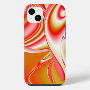 Love and Gold Abstract 3D Rainbowart iPhone 14 Plus Case