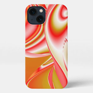 Love and Gold Abstract 3D Rainbowart iPhone 13 Case