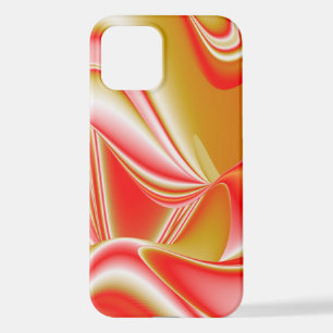 Love and Gold Abstract 3D Rainbowart iPhone 12 Case