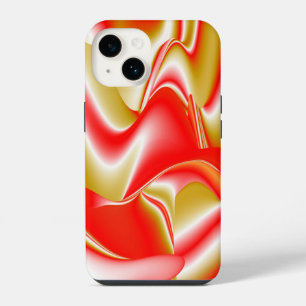 Love and Gold Abstract 3D Rainbowart iPhone 14 Case