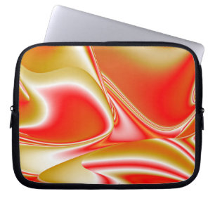Love and Gold Abstract 3D Rainbowart Laptop Sleeve