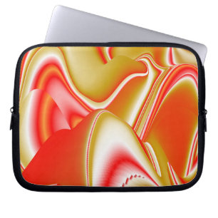 Love and Gold Abstract 3D Rainbowart Laptop Sleeve