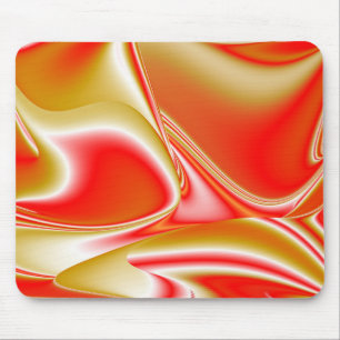 Love and Gold Abstract 3D Rainbowart Mouse Pad