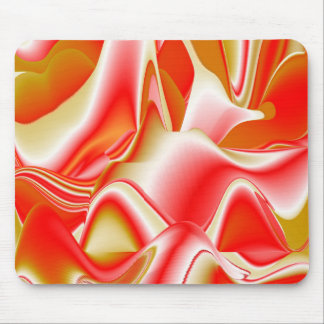 Love and Gold Abstract 3D Rainbowart Mouse Pad