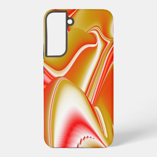 Love and Gold Abstract 3D Rainbowart Samsung Galaxy S22+ Case (Back)