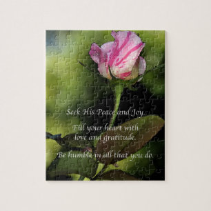 Love And Gratitude Custom Jigsaw Puzzle