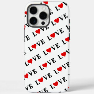 LOVE and Heart iPhone 16 Pro Max Case