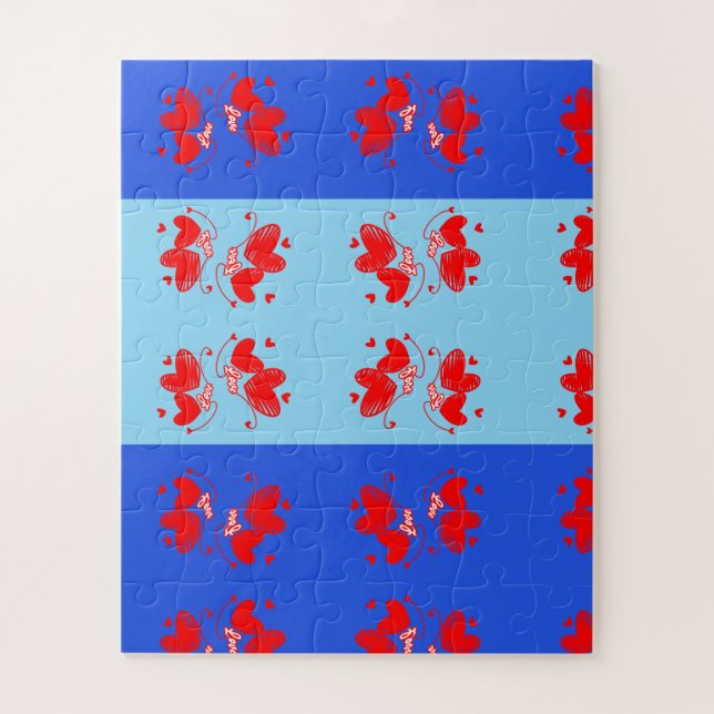 Love and Heart Romantic Design Jigsaw Puzzle (Vertical)