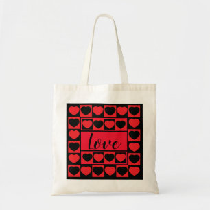 Love and Hearts Tote Bag