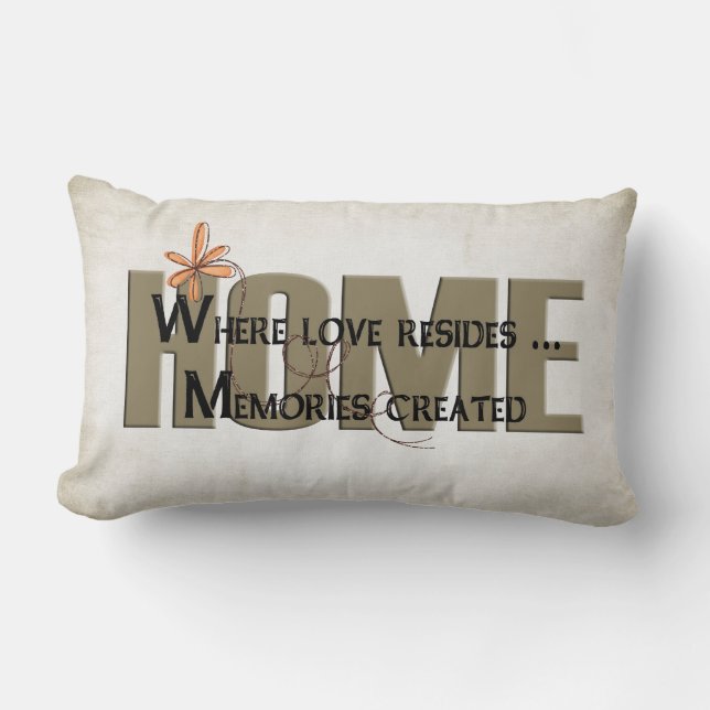 Love and Home Lumbar Cushion (Front)
