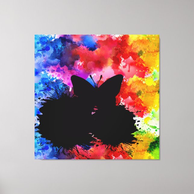 Love and humanity will not perish modern art 2. canvas print (Front)