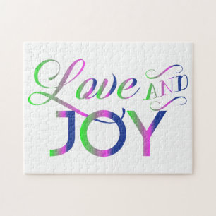 Love And Joy Colourful Jigsaw Puzzle