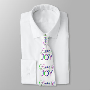 Love And Joy Colourful Neck Tie