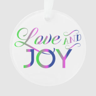 Love And Joy Colourful Ornament