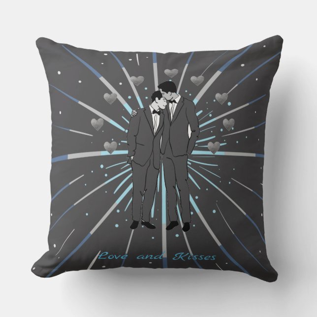 LOVE AND KISSES PILLOW (Front)