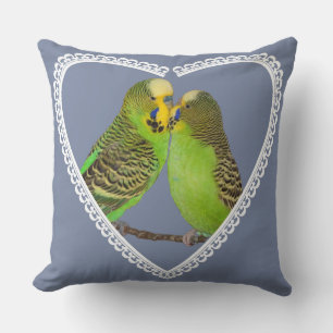 Love and Kisses Pillow (Light Blue)