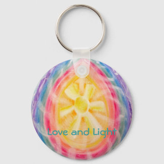 Love and Light chakra keychain