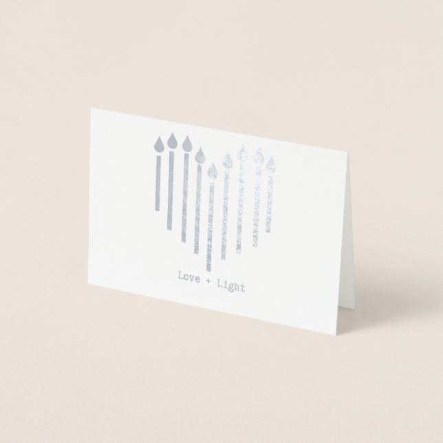 Love and Light Chanukah Card (Front)