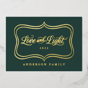 Love and Light Classic Gold Frame