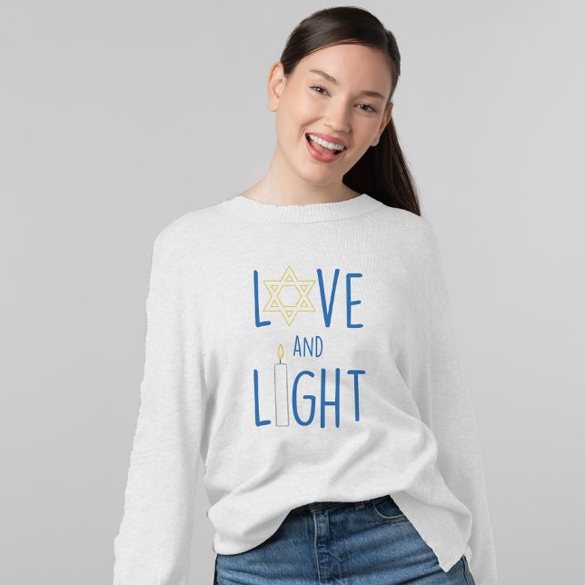 Love and Light Hannukah Sweatshirt (Creator Uploaded)