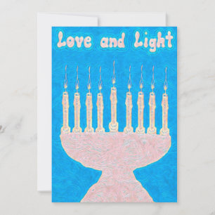 Love and Light Hanukkah Holiday Card
