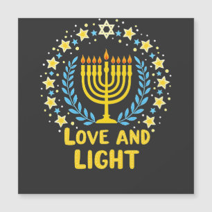 Love and Light Menorah Jewish Hanukkah Holiday 