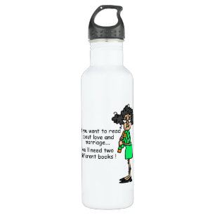 Love and Marriage Humour 710 Ml Water Bottle