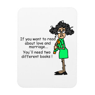 Love and Marriage Humour Magnet