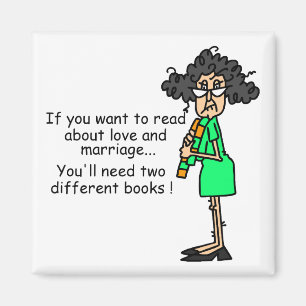 Love and Marriage Humour Magnet