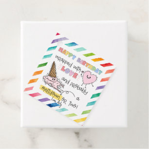 love and Meltdown Birthday ADHD neurodiverse Favour Tags