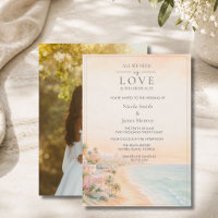 Love and Miami Beach Photo Beach Wedding