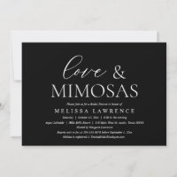 Love and Mimosas, Modern Bridal Shower Party
