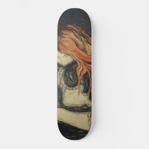 Love and Pain (The Vampire) (by Edvard Munch) Skateboard