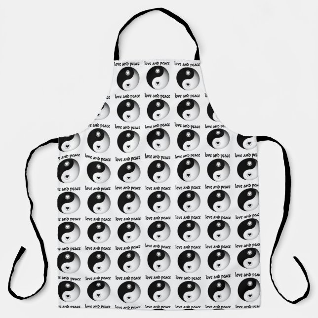 Love and Peace  Apron (Front)