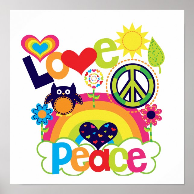 Love and Peace Baby Poster (Front)