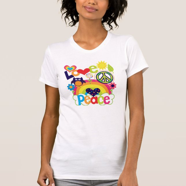 Love and Peace Baby T-Shirt (Front)