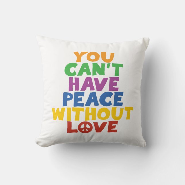 Love and Peace Cushion (Front)