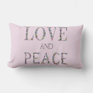 Love and Peace Lumbar Cushion