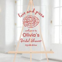 Love and Pizza Whimsical Bridal Shower