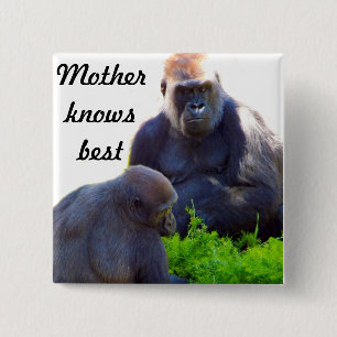 Love and Protect_ 15 Cm Square Badge