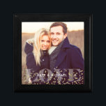 Love and Sparkles Photo Gift Box<br><div class="desc">Elegant and simple personalised photo design perfect for mother's day,  as a wedding or anniversary gift,  graduation gift,  etc.</div>
