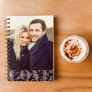 Love and Sparkles Photo Spiral Notebook