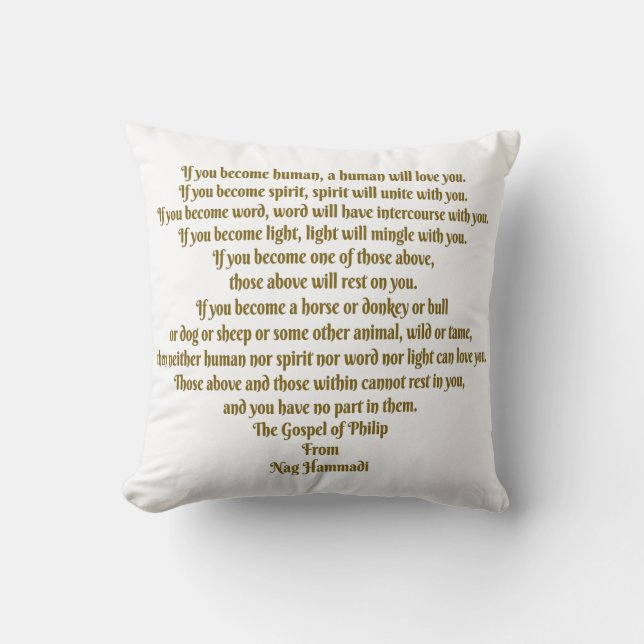 Love and Spirit Cushion (Front)