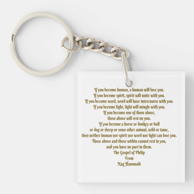 Love and Spirit Key Ring (Front)