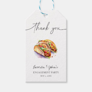 Love and Tacos Engagement Party Gift Tags