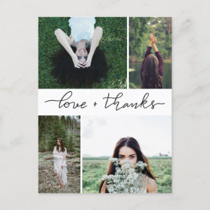 Love And Thanks Handwritten Graduate Photos Postcard