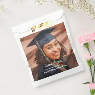 Love And Thanks Personalised Custom Photo Grad Favour Bags